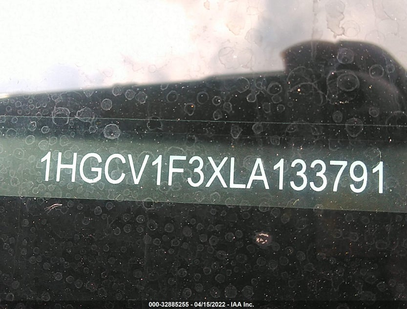 1HGCV1F3XLA133791