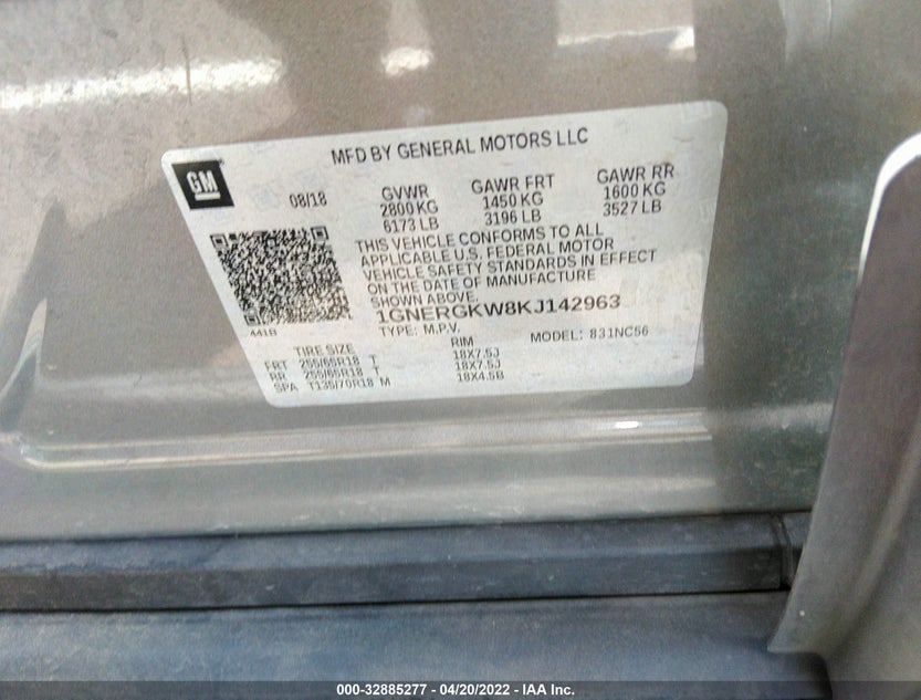 1GNERGKW8KJ142963