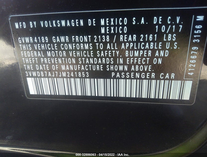 3VWDB7AJ7JM241853
