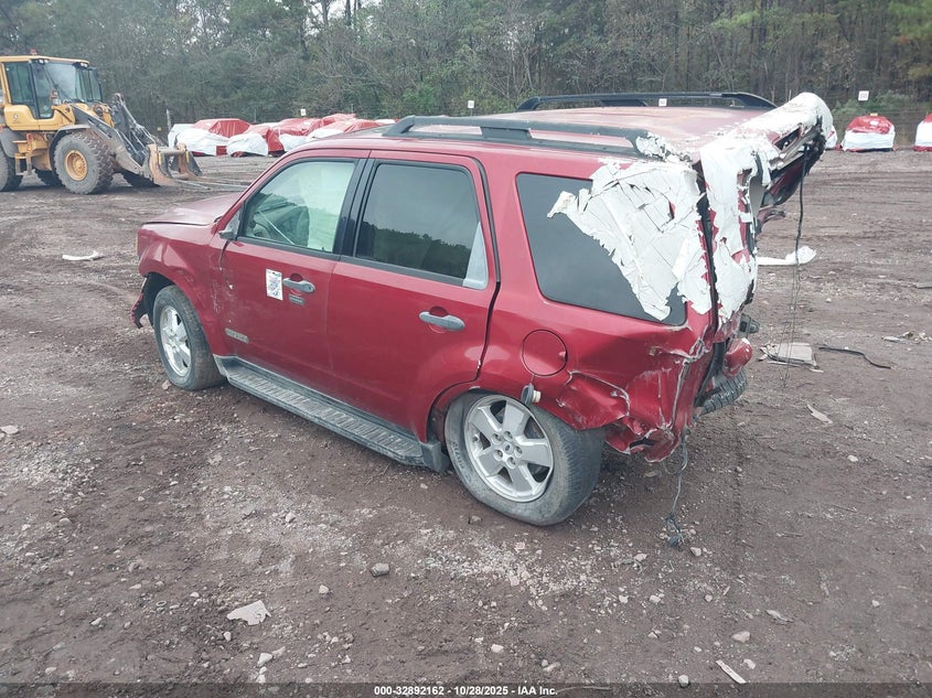 2008 Ford Escape Xlt red suv gasoline 1FMCU03Z88KE11265 photo #4