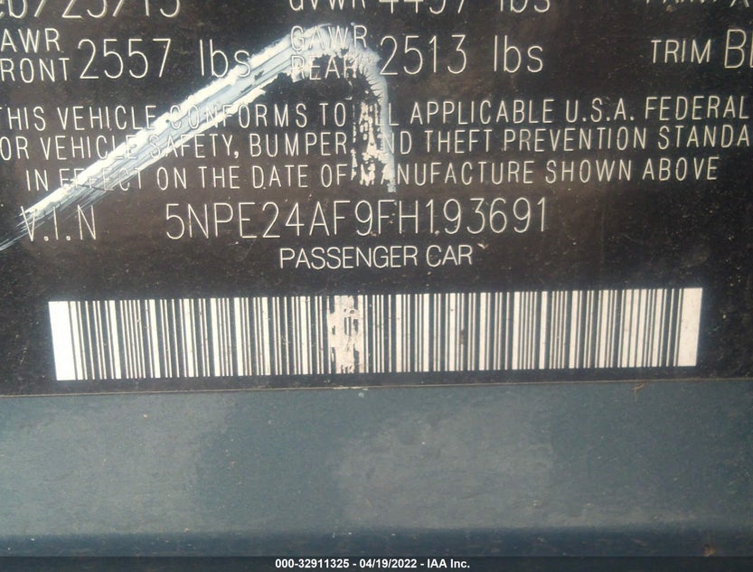 5NPE24AF9FH193691