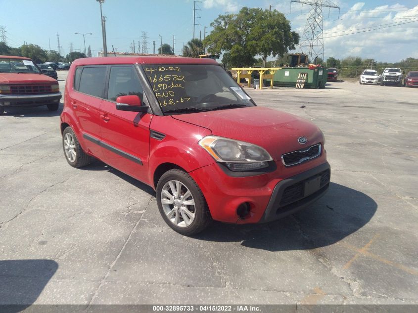 2012 Kia Soul + VIN: KNDJT2A67C7461962 Lot: 32895733