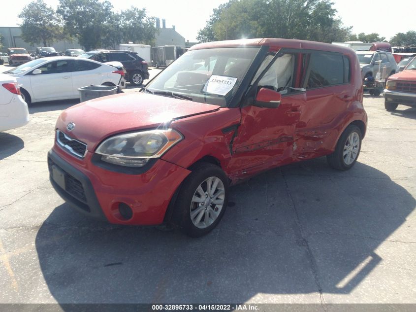 2012 Kia Soul + VIN: KNDJT2A67C7461962 Lot: 32895733