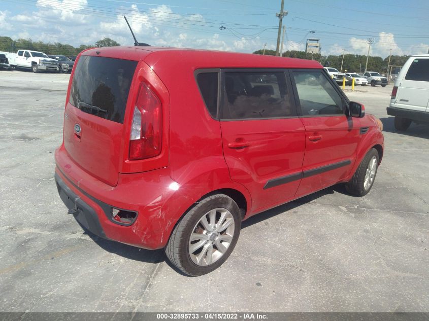 2012 Kia Soul + VIN: KNDJT2A67C7461962 Lot: 32895733