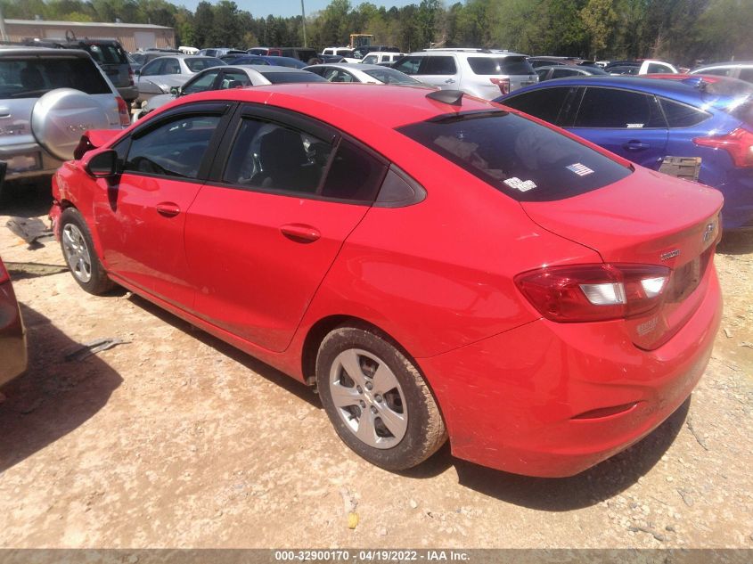 2017 Chevrolet Cruze Ls Auto VIN: 1G1BC5SM7H7212922 Lot: 32900170