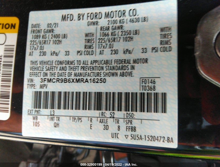 3FMCR9B6XMRA16250