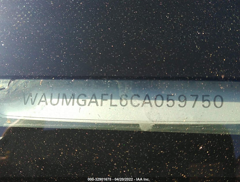 WAUMGAFL6CA059750