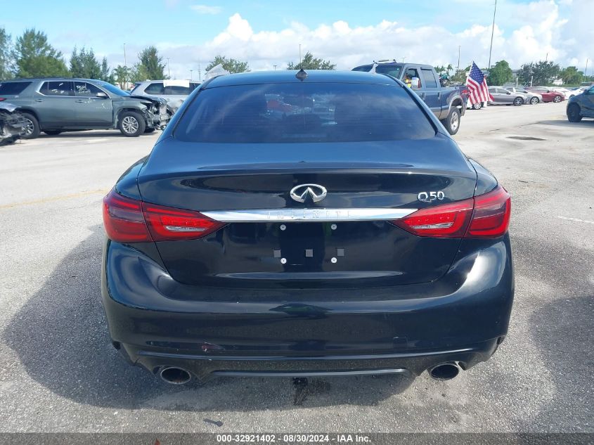 2018 Infiniti Q50 3.0T Luxe VIN: JN1EV7AP1JM590945 Lot: 32921402