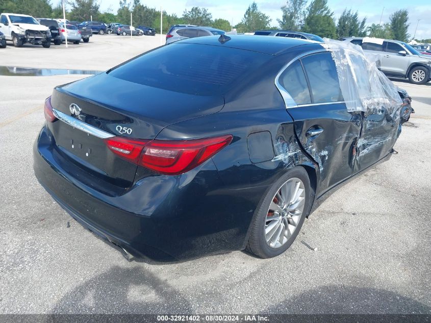 2018 Infiniti Q50 3.0T Luxe VIN: JN1EV7AP1JM590945 Lot: 32921402