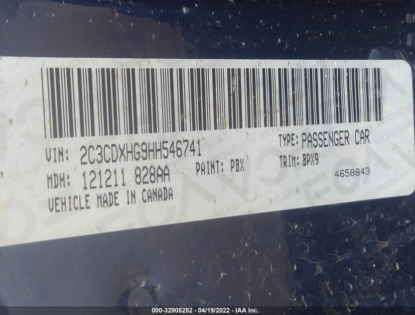 2C3CDXHG9HH546741