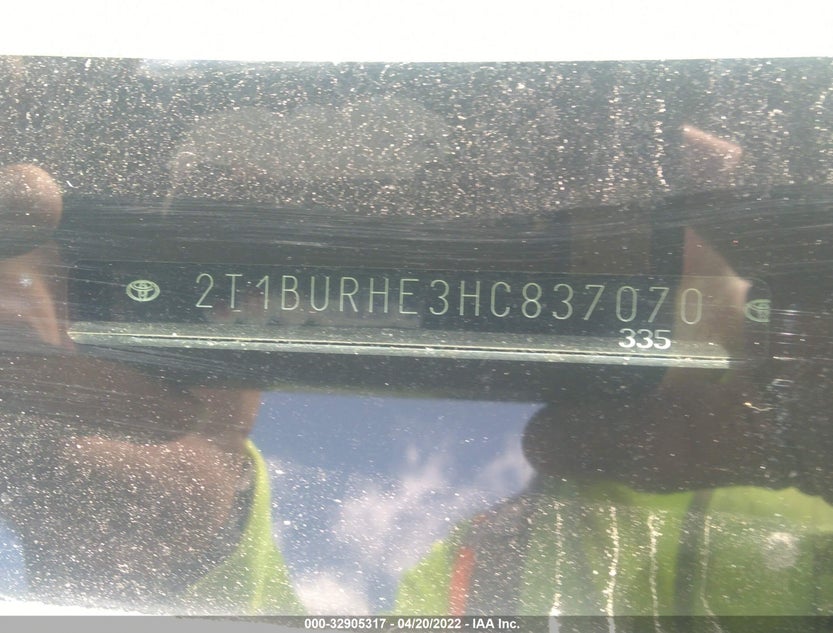 2T1BURHE3HC837070