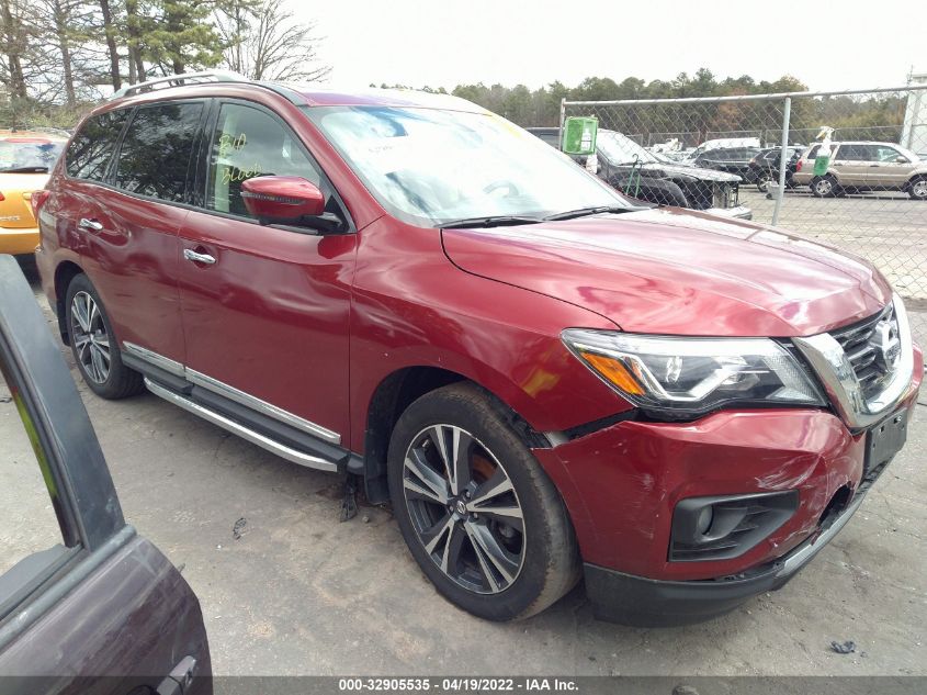 2018 Nissan Pathfinder Platinum VIN: 5N1DR2MMXJC607325 Lot: 32905535