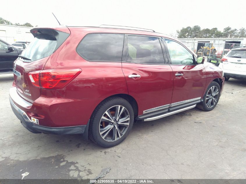 2018 Nissan Pathfinder Platinum VIN: 5N1DR2MMXJC607325 Lot: 32905535