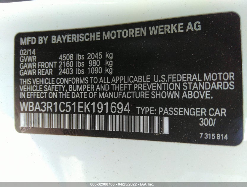 WBA3R1C51EK191694