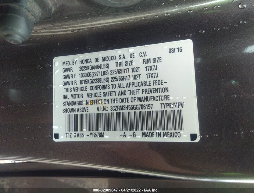 3CZRM3H55GG706197