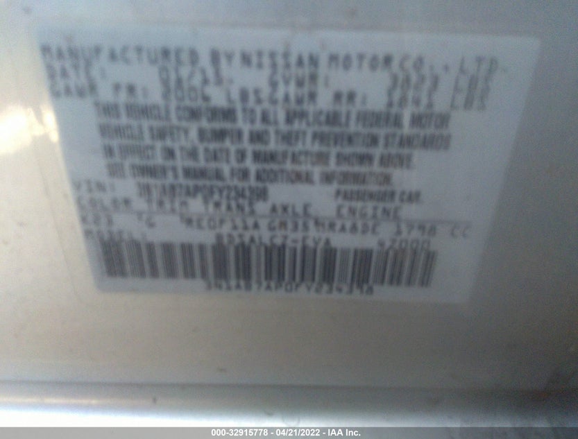 3N1AB7AP0FY234398