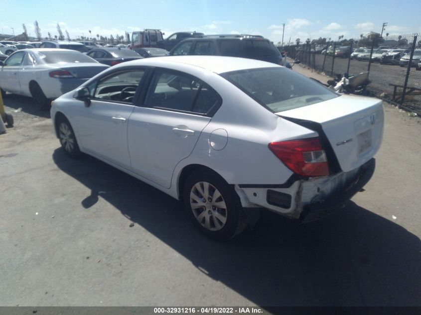 2012 Honda Civic Lx VIN: 19XFB2F55CE342655 Lot: 32931216