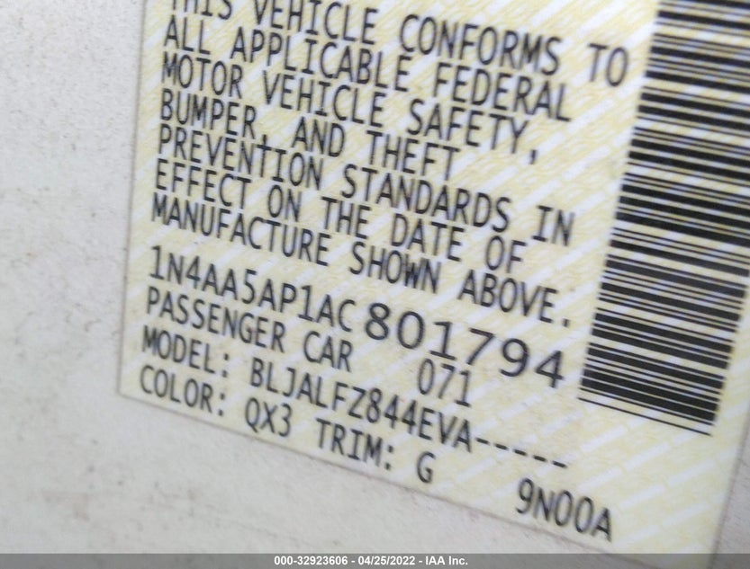 1N4AA5AP1AC801794