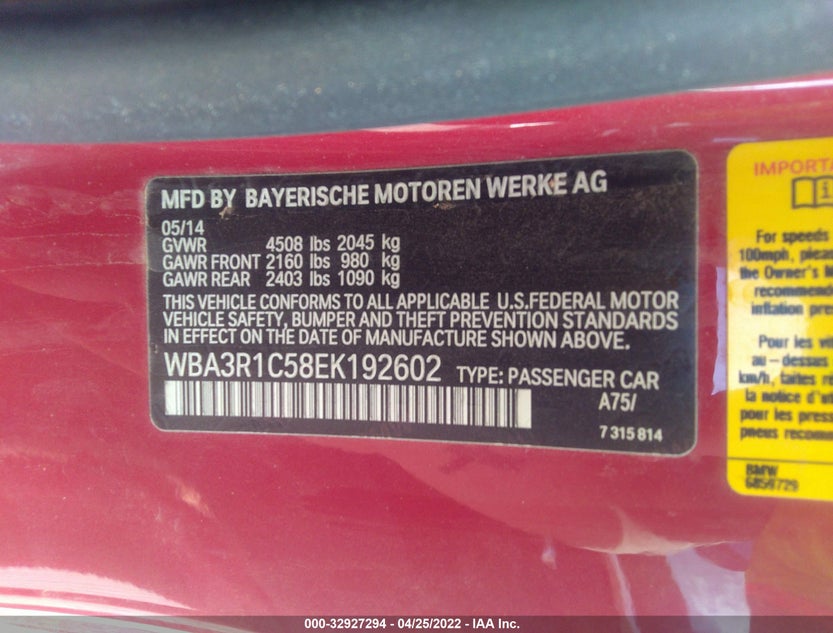 WBA3R1C58EK192602
