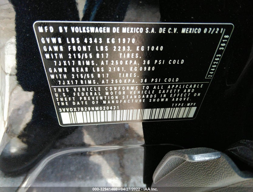 3VVDX7B29NM020421