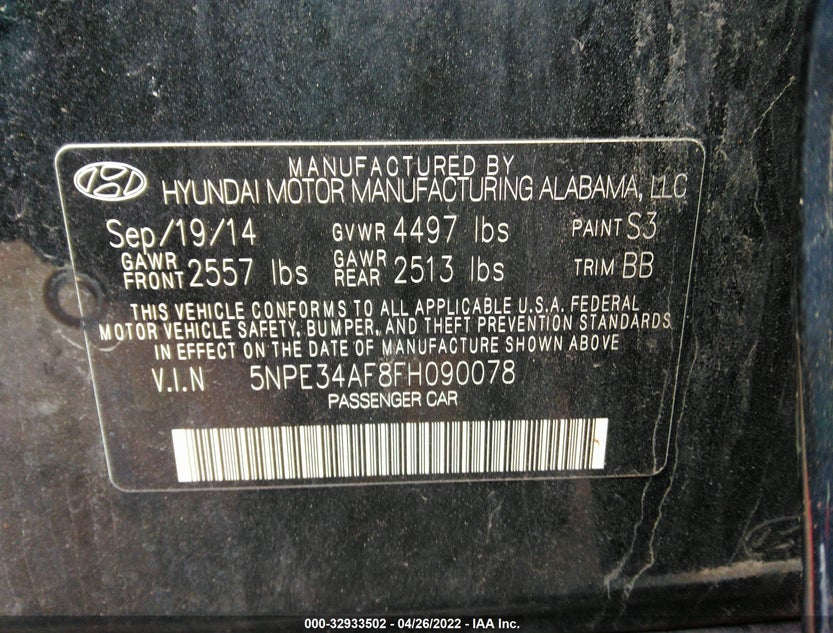 5NPE34AF8FH090078