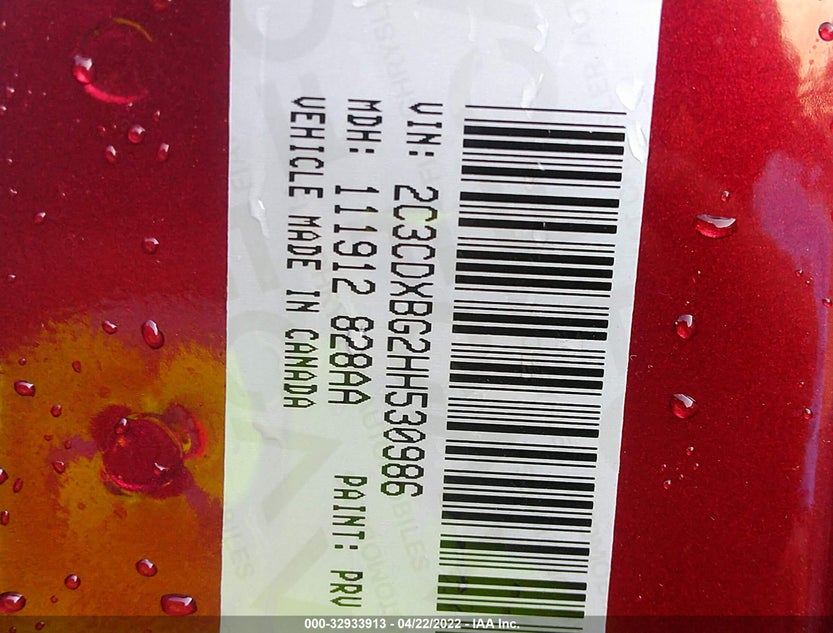 2C3CDXBG2HH530986