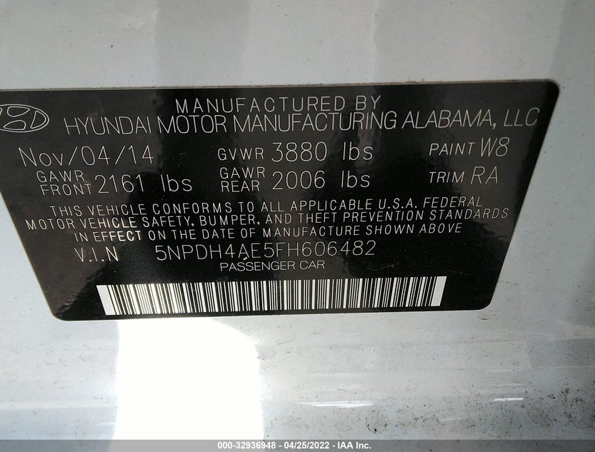 5NPDH4AE5FH606482