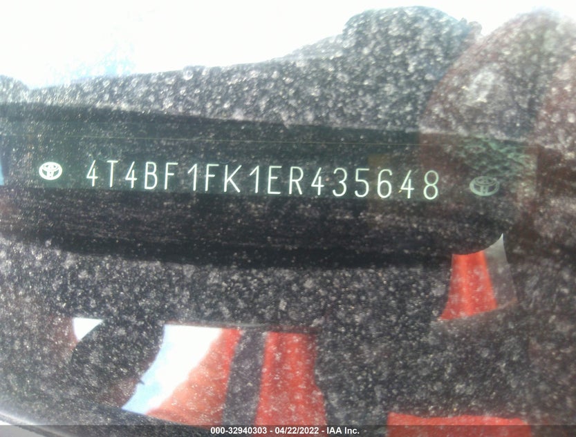 4T4BF1FK1ER435648