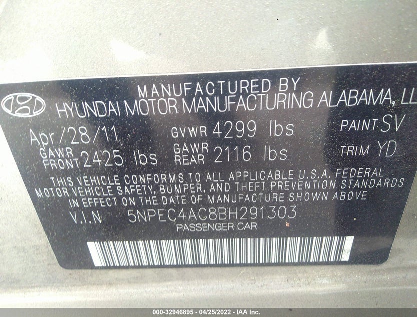 5NPEC4AC8BH291303