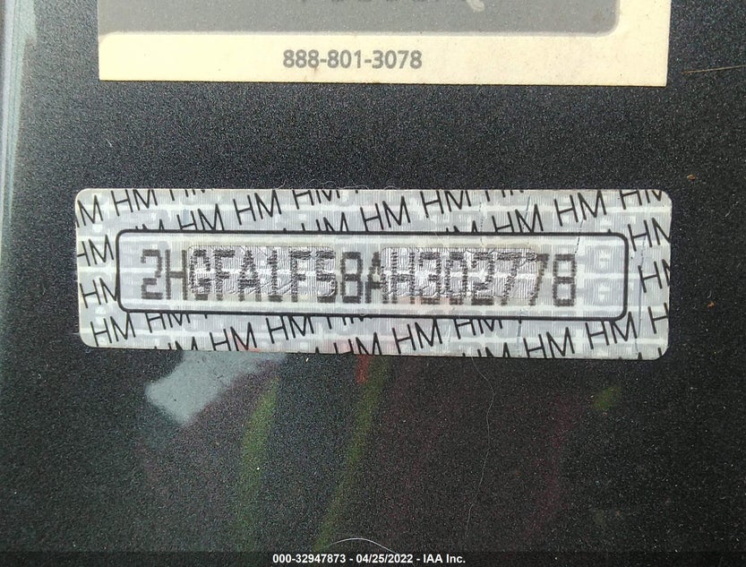 2HGFA1F58AH302778