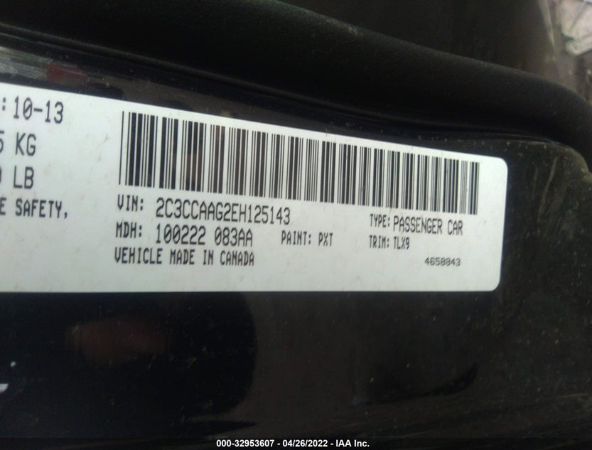 2C3CCAAG2EH125143