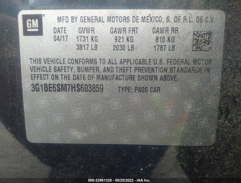 3G1BE6SM7HS603859