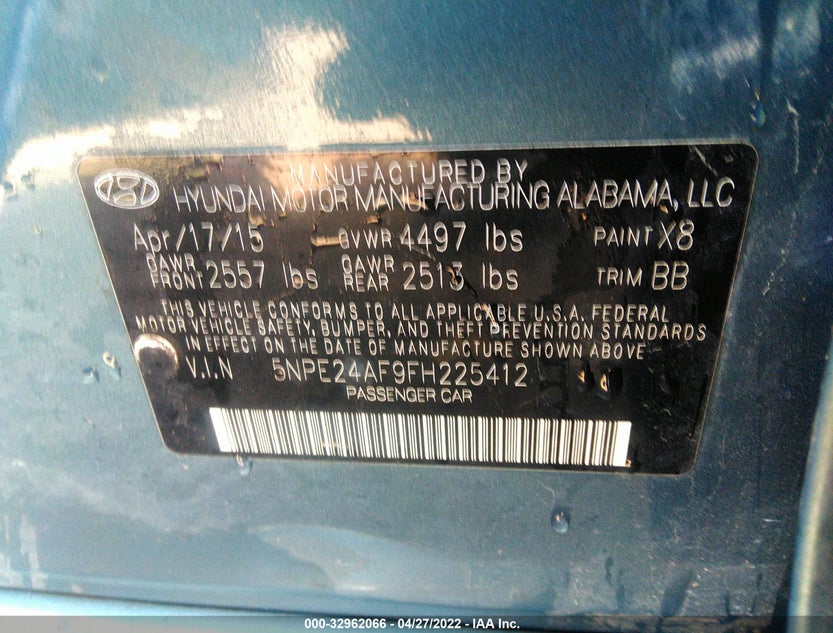 5NPE24AF9FH225412