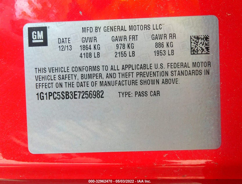 1G1PC5SB3E7256982