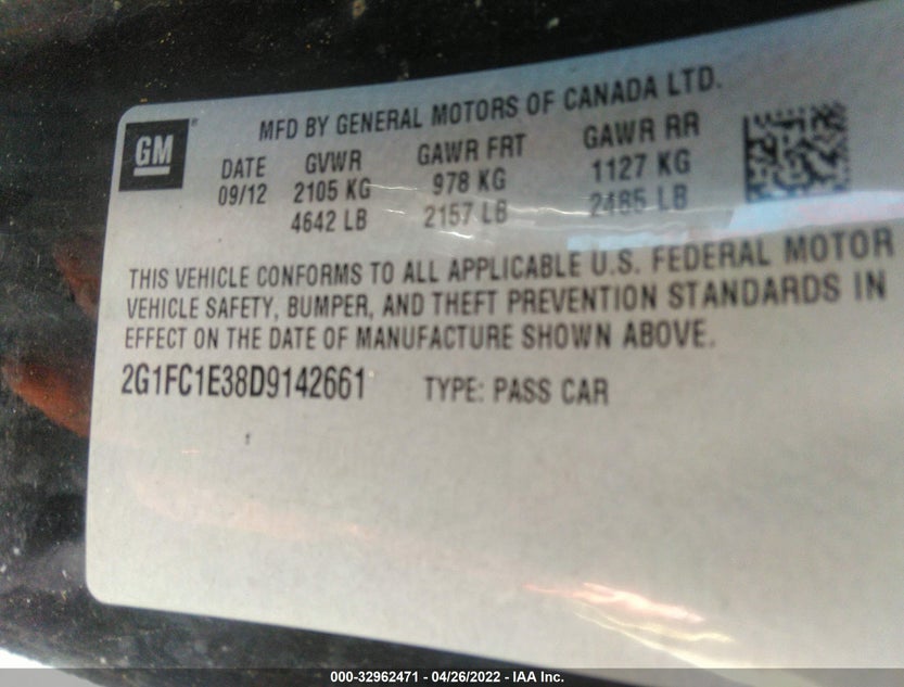2G1FC1E38D9142661