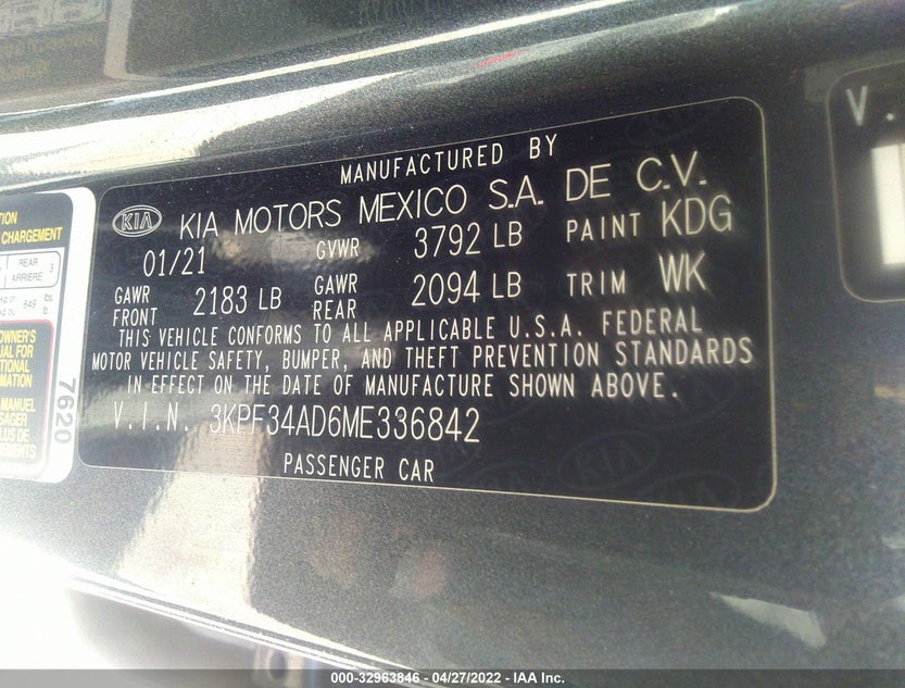 3KPF34AD6ME336842