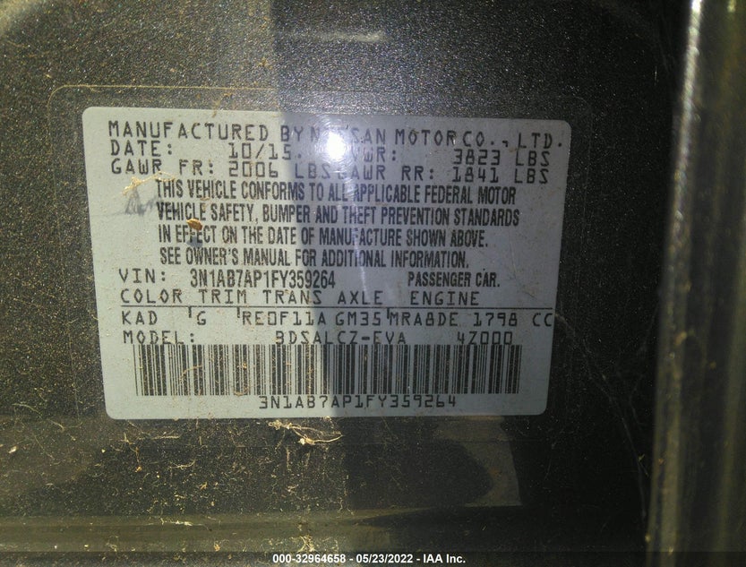3N1AB7AP1FY359264