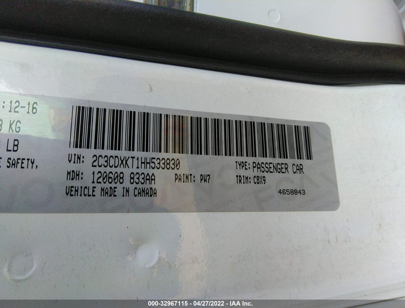 2C3CDXKT1HH533830