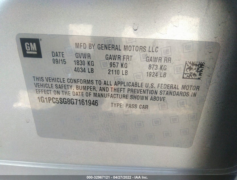 1G1PC5SG8G7161946