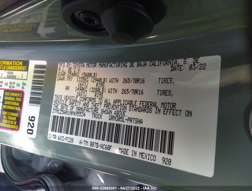 3TMCZ5AN1NM495534