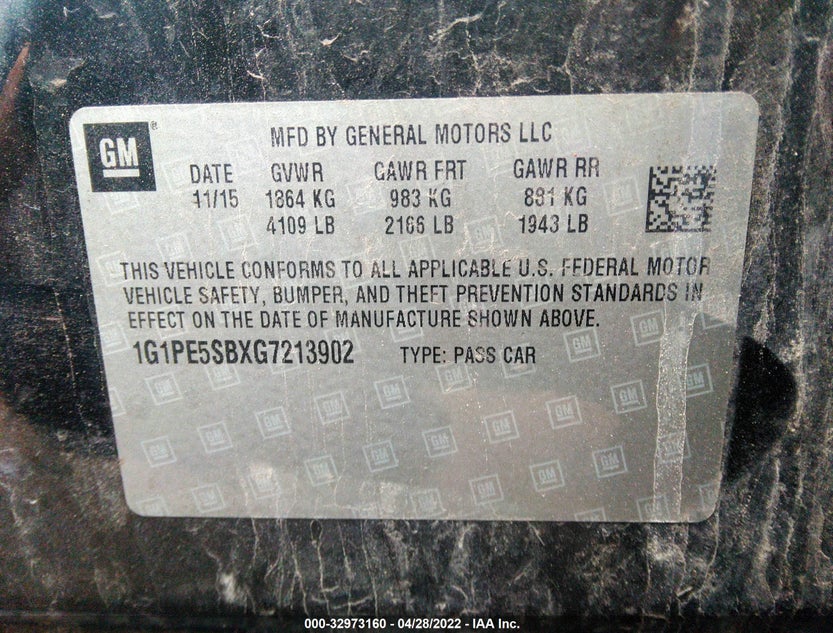 1G1PE5SBXG7213902