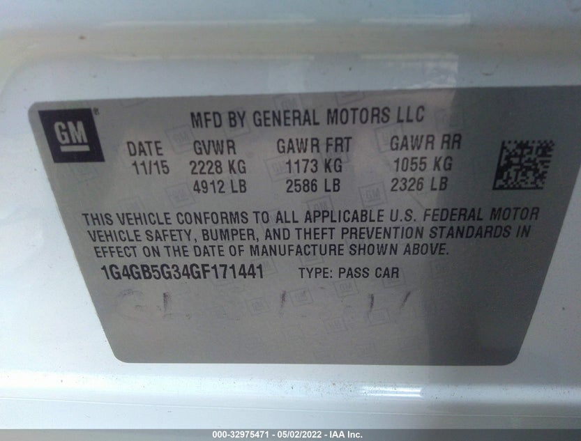 1G4GB5G34GF171441