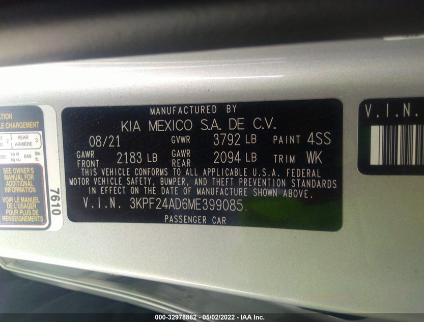 3KPF24AD6ME399085
