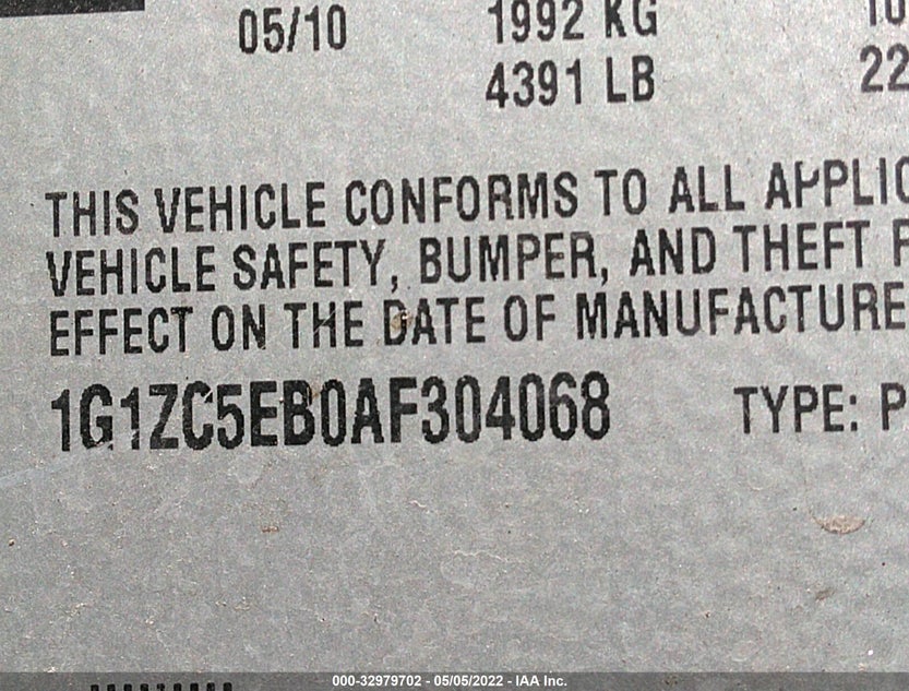 1G1ZC5EB0AF304068