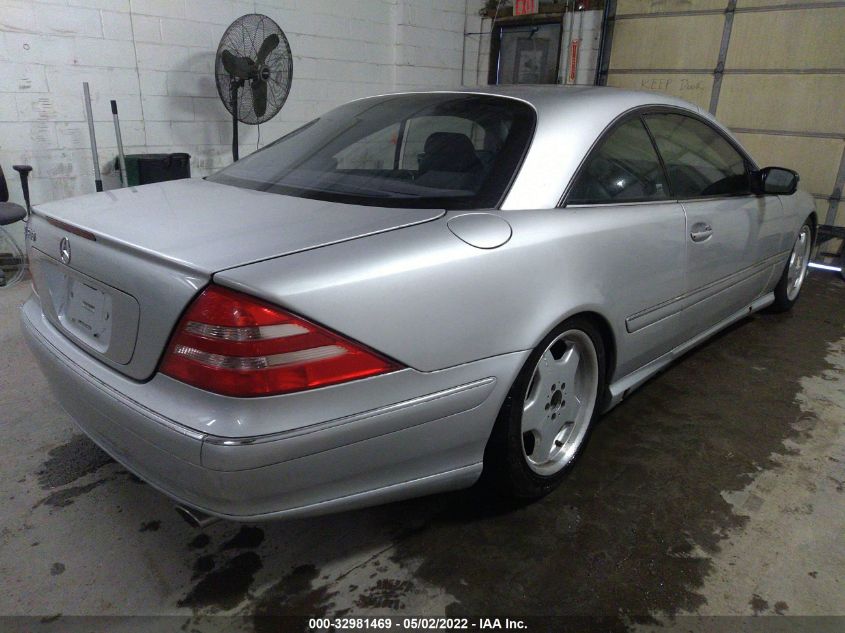 WDBPJ75J41A013852 2001 Mercedes-Benz Cl-Class Base (A5)