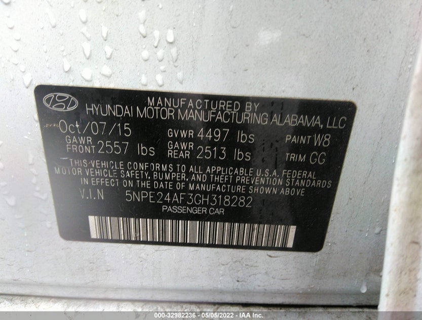 5NPE24AF3GH318282