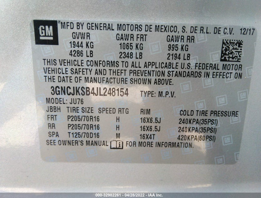 3GNCJKSB4JL248154