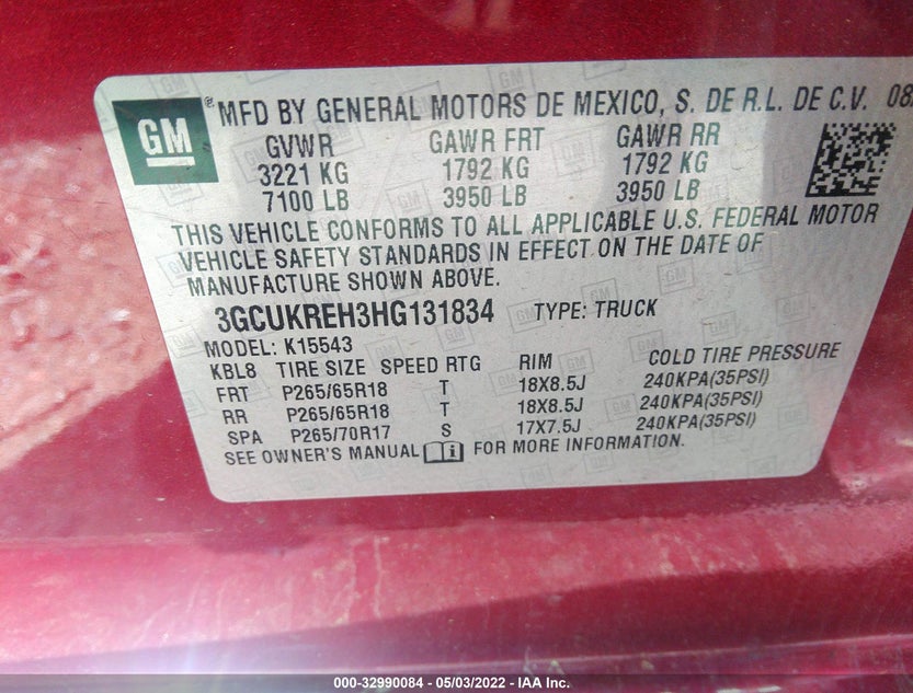 3GCUKREH3HG131834