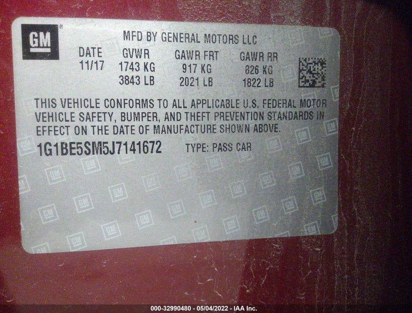 1G1BE5SM5J7141672