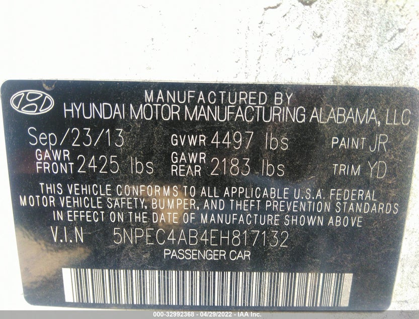 5NPEC4AB4EH817132